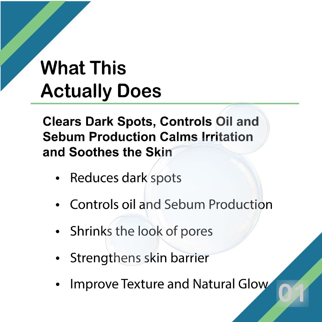 Epidora : Niacinamide 10% + Zinc PCA 1% Serum