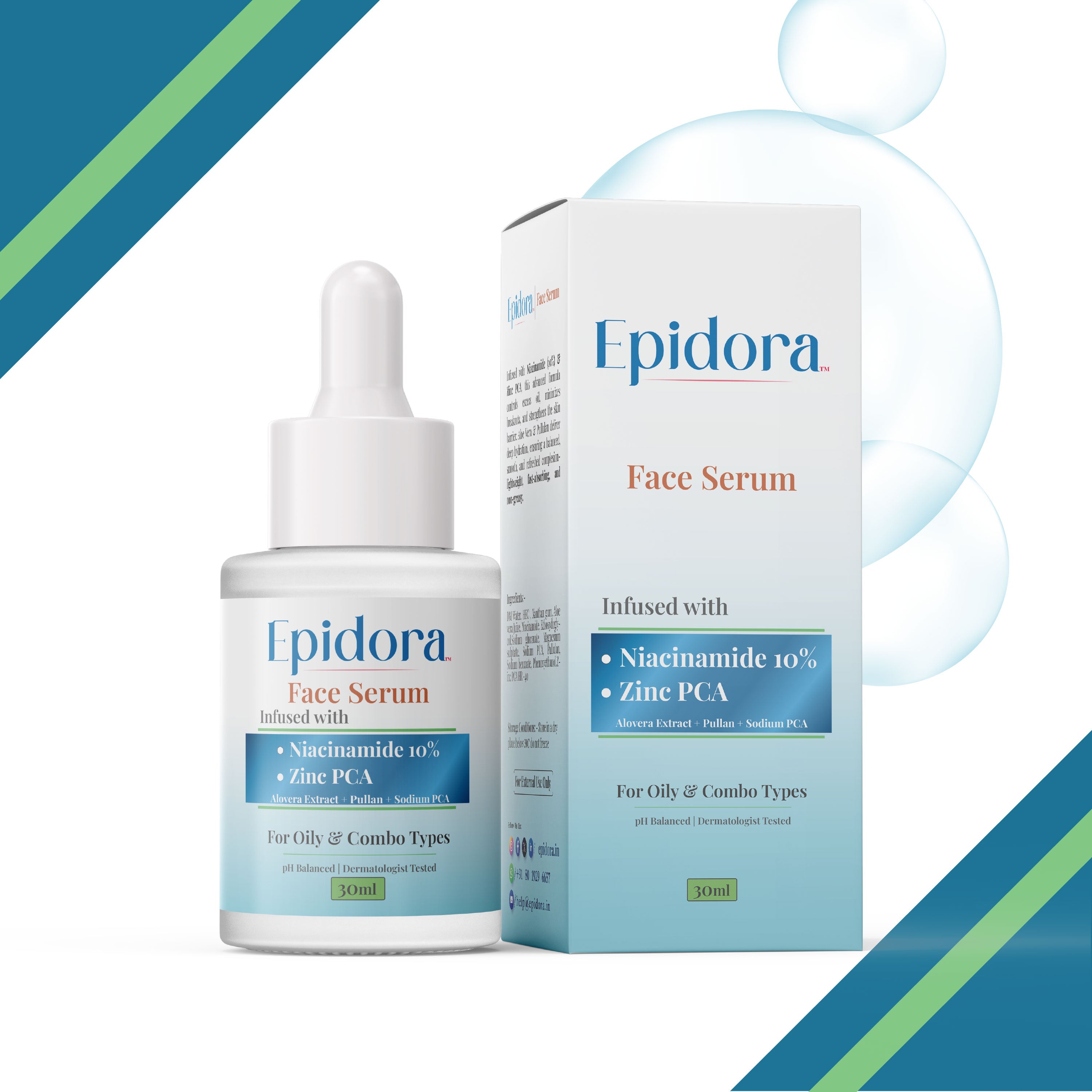 Epidora : Niacinamide 10% + Zinc PCA 1% Serum